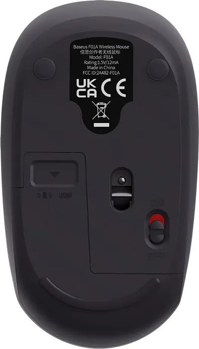 Maus Baseus F01A, wireless, Bluetooth, USB, i hirt