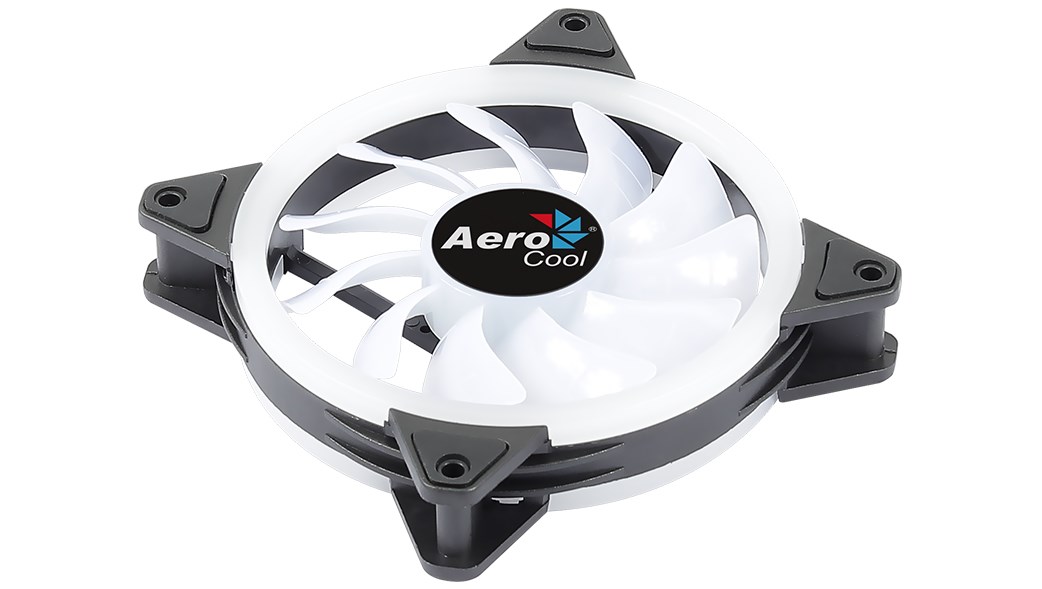 Ftohës Aerocool Duo 12 ARGB, 12 cm, i zi