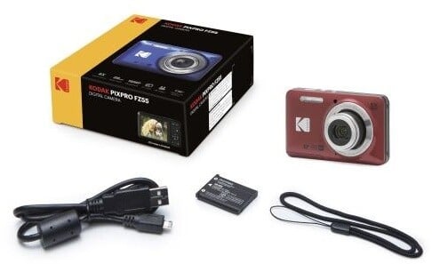 Kamerë Kodak Friendly Zoom FZ55, e kuqe