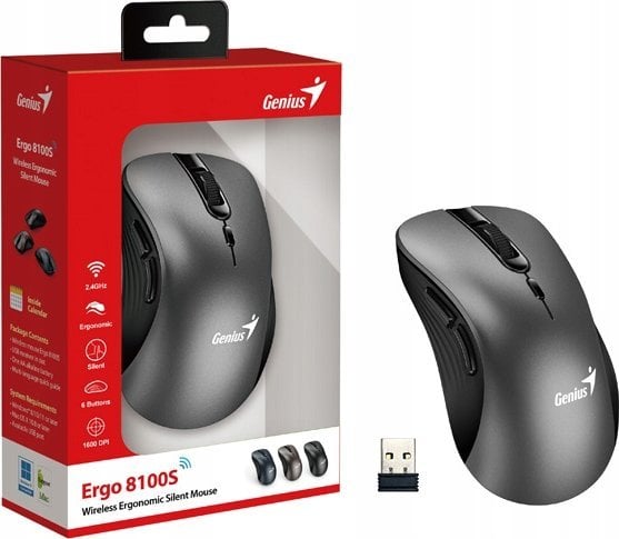 Maus Genius Ergo 8100S, i hirtë