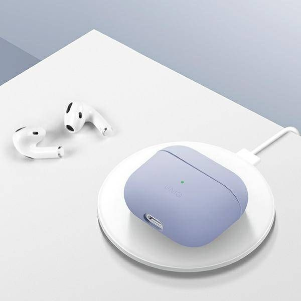 Kuti mbrojtëse Uniq Lino për AirPods 3, bezhë