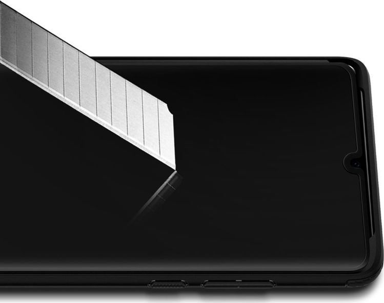 Xham mbrojtës Spigen Glas.tR për Huawei P30 Pro, i zi 