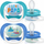 Memë qetësuese NUK Avent Ultra Air, 6-18m, 2 copë, të kaltra