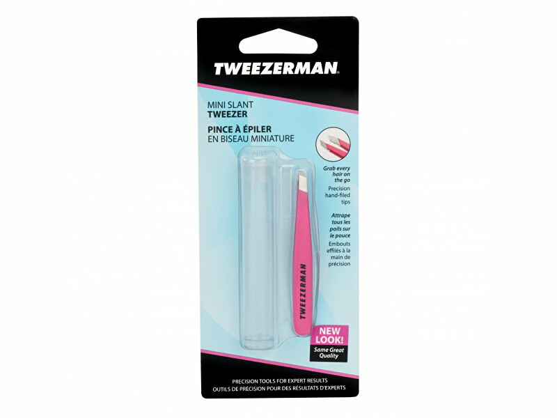 Piskatore Tweezerman Slant Mini, rozë
