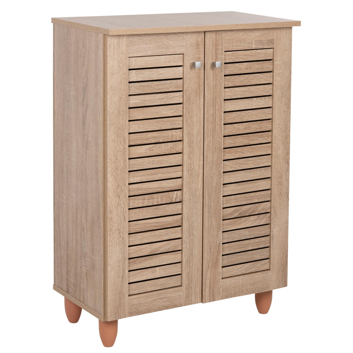 Raft për këpucë Prolly melamine Sonama 2-dyersh 4 rafte 60×34×88 cm (HM9608.02)