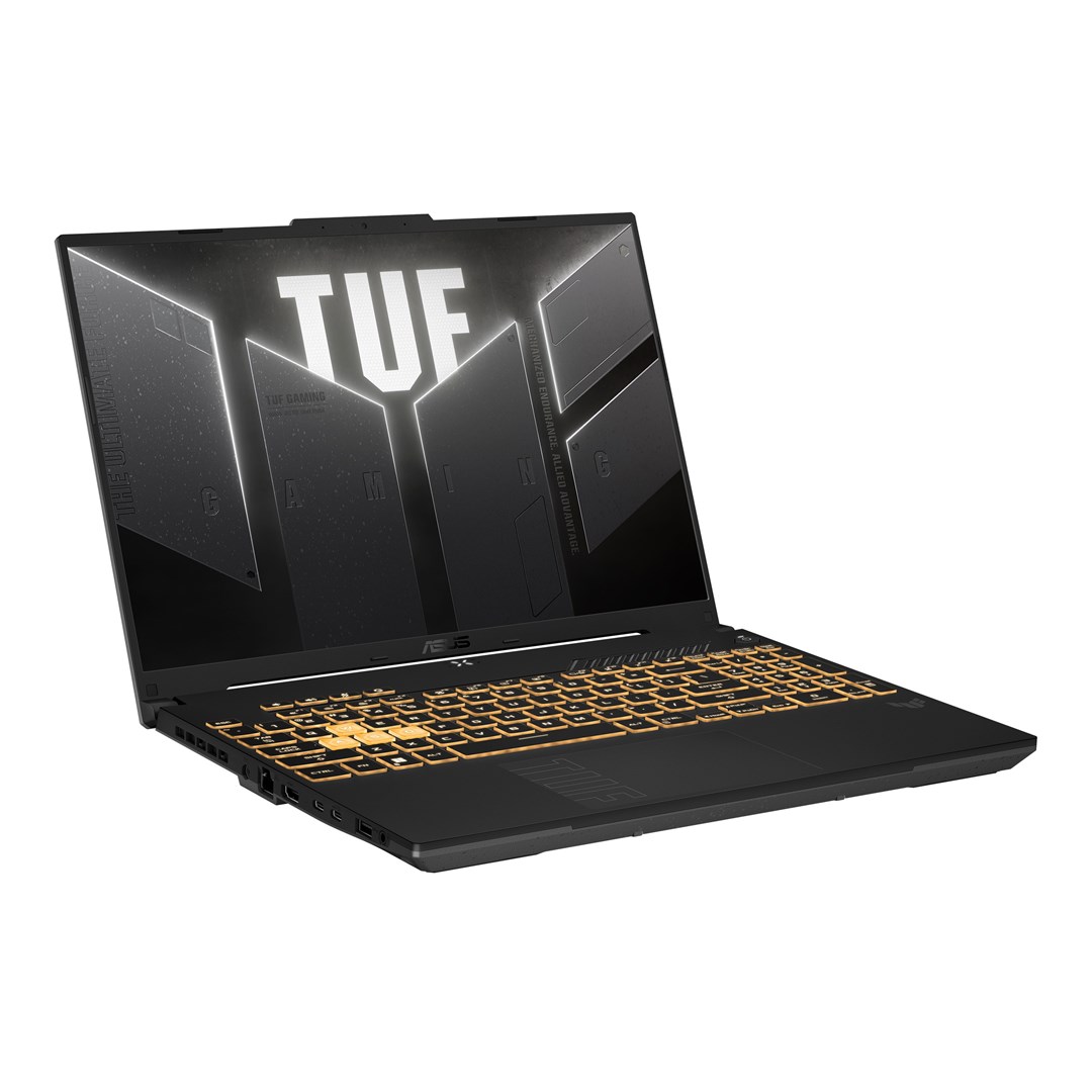 Laptop ASUS TUF Gaming F16 FX607VU-I5165, 16", Intel Core i5-210H, 16GB DDR5, 512GB SSD, NVIDIA GeForce RTX 4050 6GB, i hirtë e errët