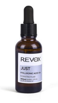 Serum me acid hialuronik për hidratim të fytyrës REVOX B77 Just Hyaluronic Acid 5%, 30 ml