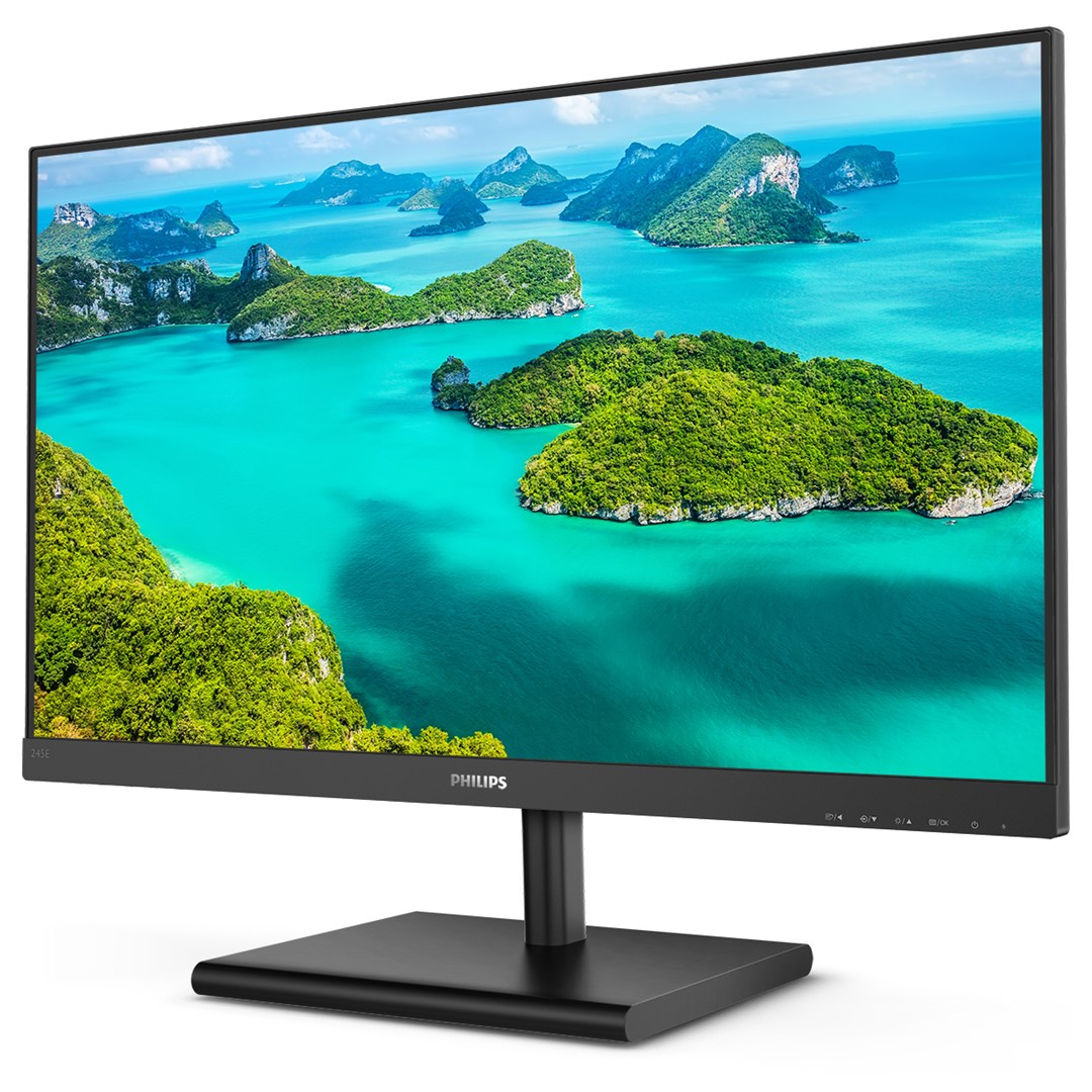 Philips E Line 245E1S/00, 24   QHD, 75 Hz, Црн