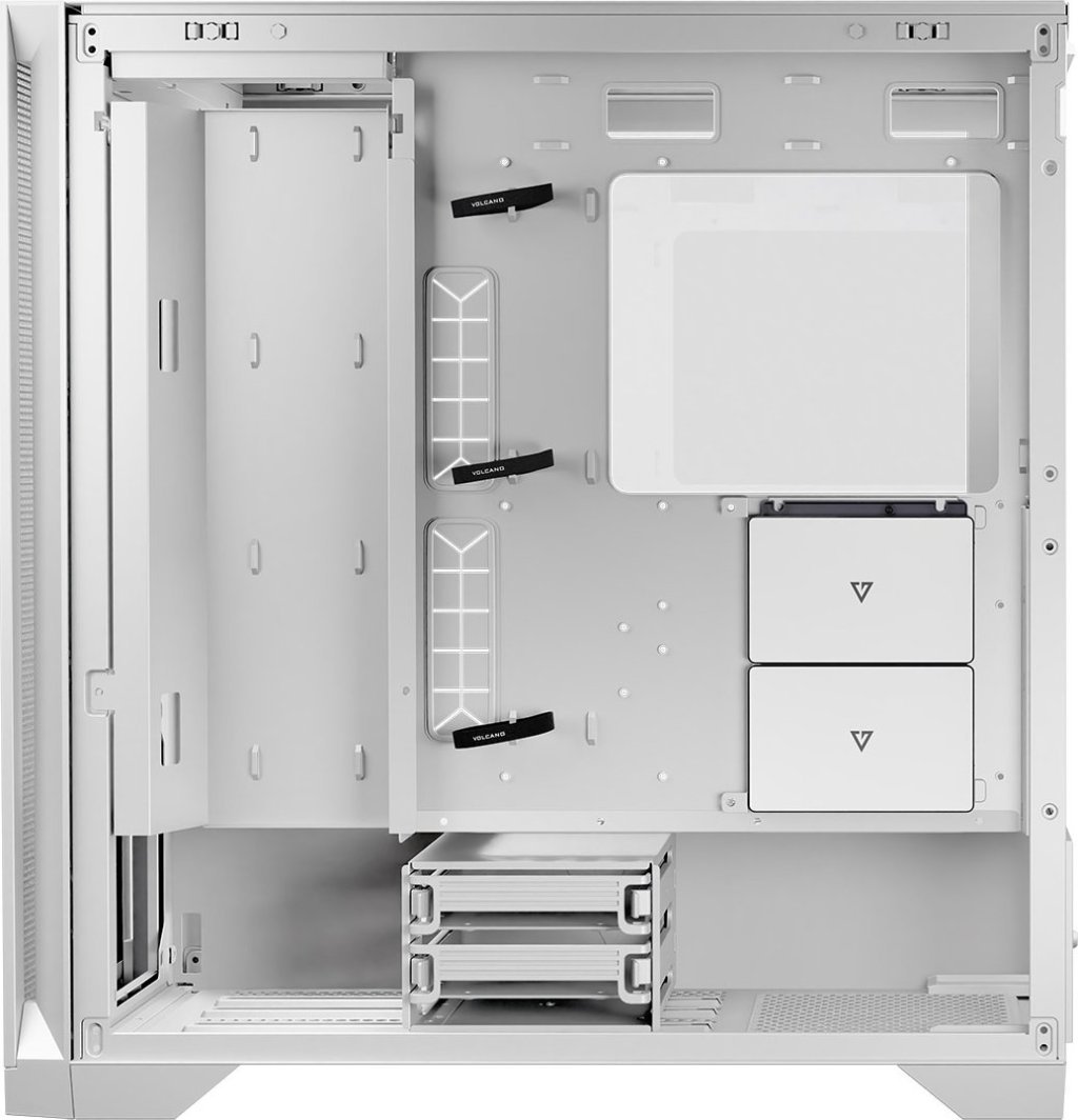 Куќиште за компјутер Modecom Volcano Expanse S MIDI Bialy, Midi Tower