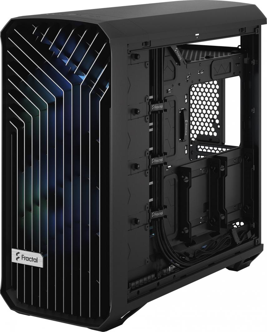 Kasë Fractal Design Torrent RGB TG Light Tinte, e zezë, Full Tower