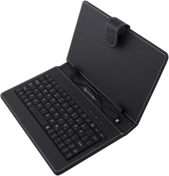 Mbrojtëse për tablet Esperanza Madeira EK127, 8", me tastierë, e zezë