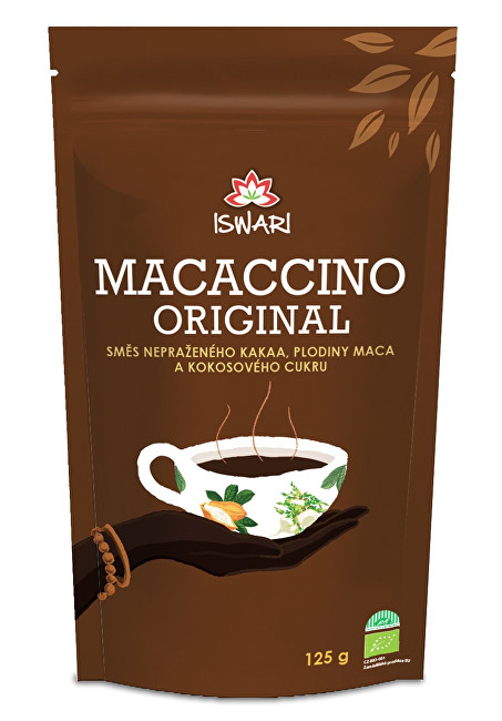 Pluhur kakao Iswari Macaccino, 125 g