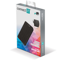 Kuti hard disku Connect IT ToolFree Lite, USB3.0, e zezë
