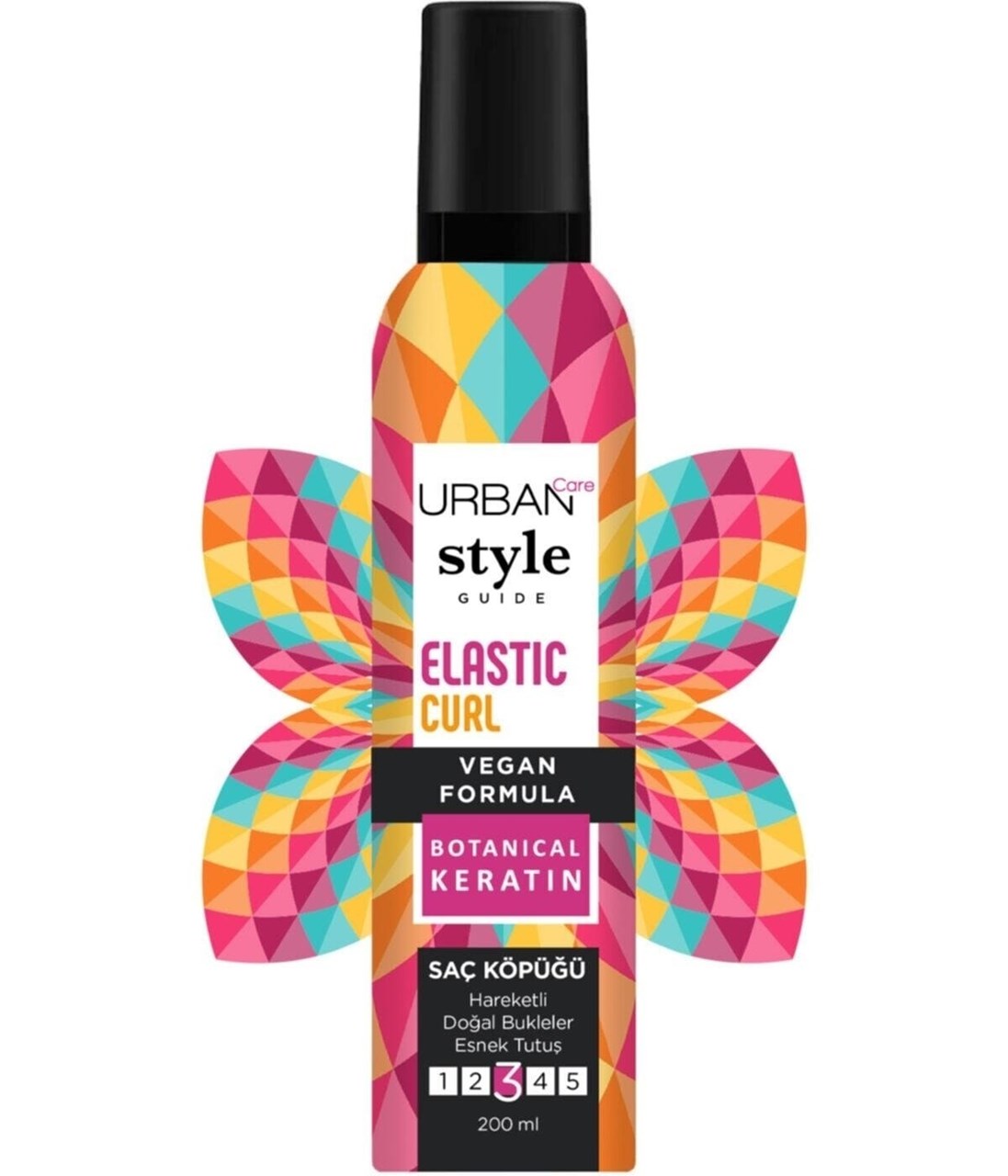 Shkumë për flokë kaçurrela Urban Care, Elastic Curl, 200 ml