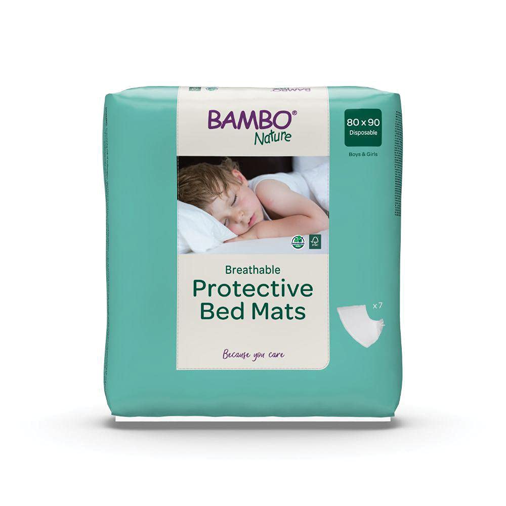 Shtroja mbrojtëse për shtrat Bambo Nature Protective Bed Mats, 80x90, 7 copë