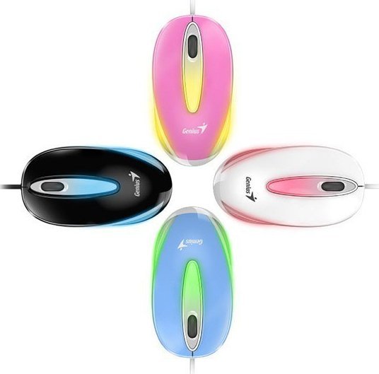 Maus Genius DX-Mini, 1000DPI, optik, USB, rozë