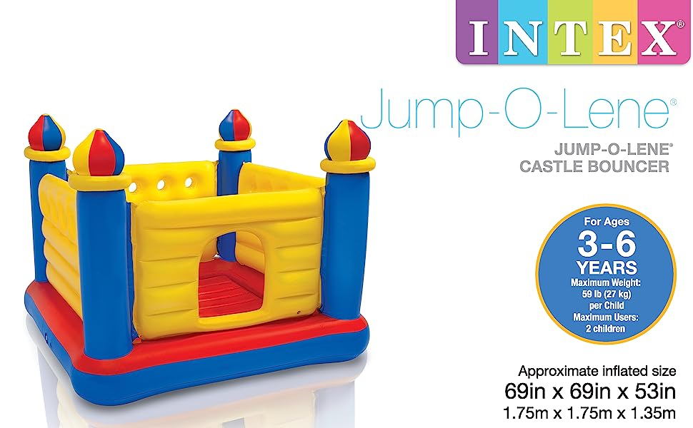 48259 JUMP-O-LENE CASTLE BOUNCER 1.75mx1.75mx1.35m
