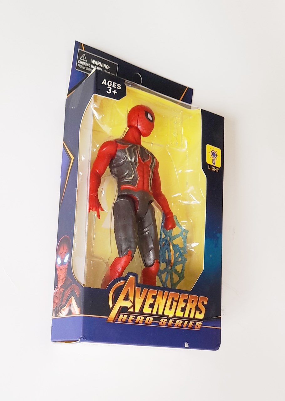 Figurë Spiderman Action FSAD, 17cm, me dritë