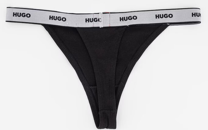 Set mbathje për femra Hugo Boss, 5 palë, të zeza/kuqe