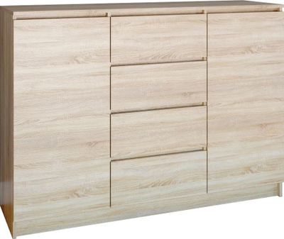 Komodë Topeshop 2D4S, 120cm