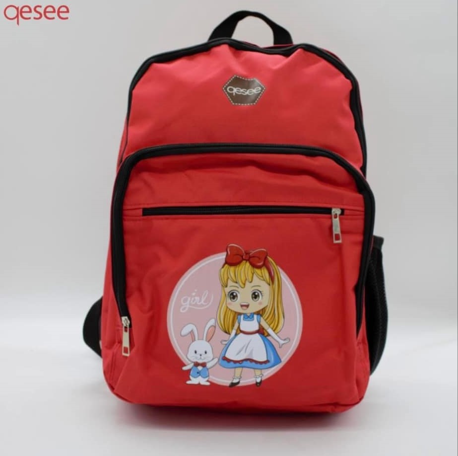 Çantë shpine për fëmijë Qesee, e kuqe