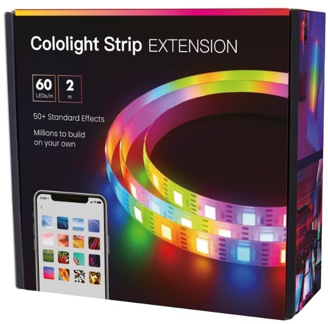 Shirit ndriçues inteligjent LED Cololight Strip Extension, 2x 60 LED, 2 m