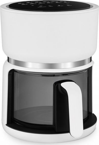 Fritezë me avull 4Swiss ABB-G24 Pure Glass, e bardhë