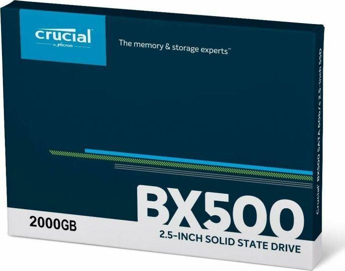 Disk SSD Crucial BX500, 2TB, 2.5" SATA III