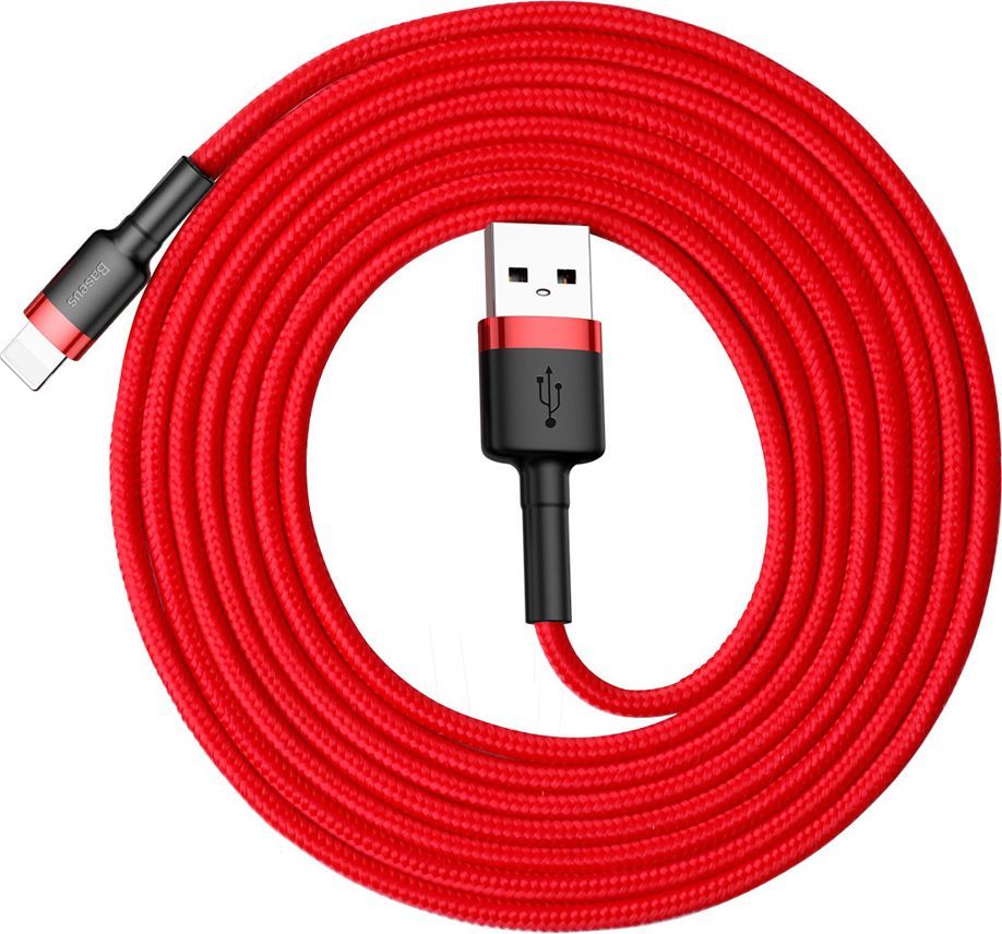 Kabllo USB Baseus, USB-A, 2m, e kuqe