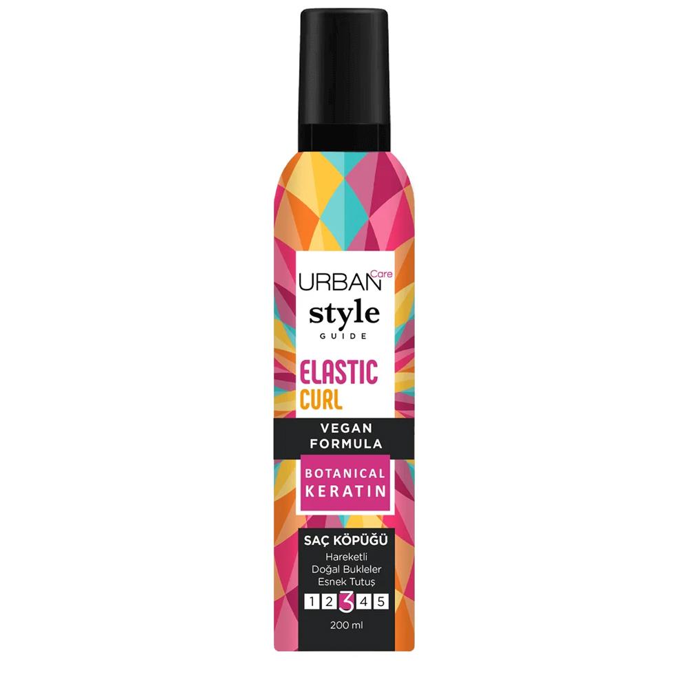 Shkumë për flokë kaçurrela Urban Care, Elastic Curl, 200 ml