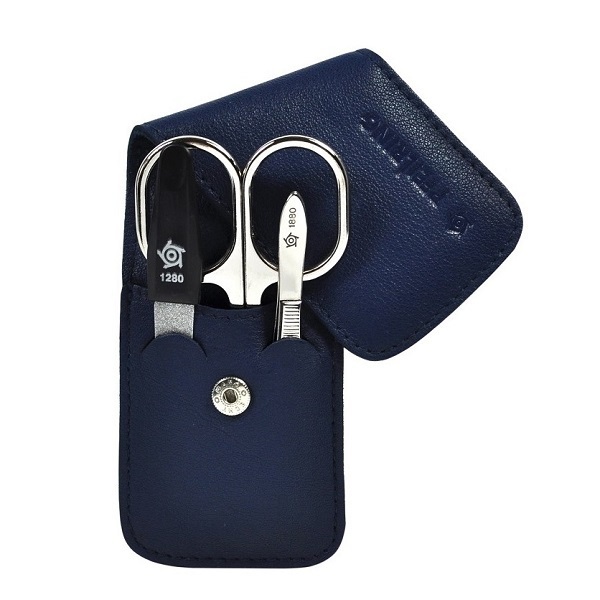 Set manikyri Pfeilring Solingen, 3 pjesë, i kaltër