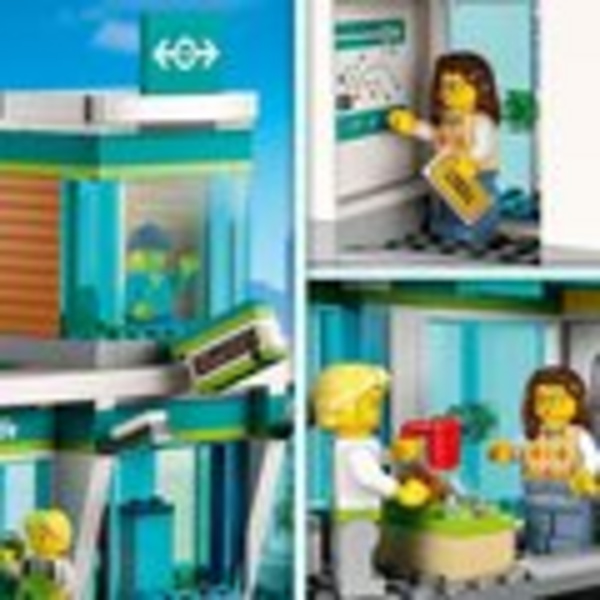 Set lodër LEGO® City 60335 Railway Station, 907 pjesë