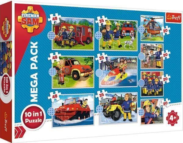 Trefl Fireman Sam Сложувалка 10 во 1 Сет