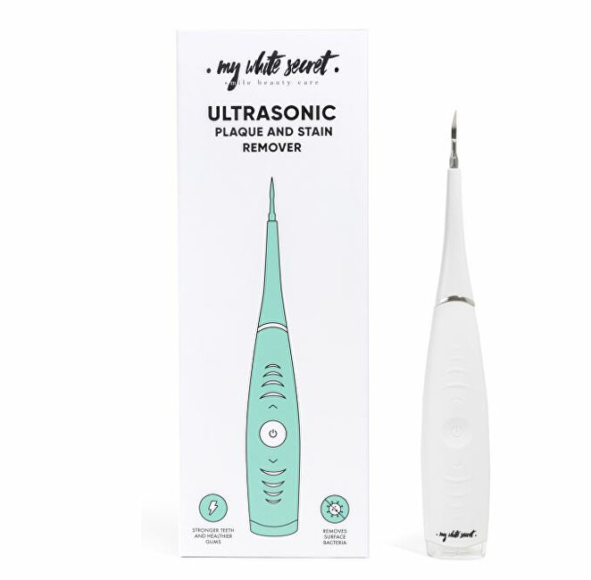 Brushë elektrike për dhëmbë My White Secret Ultrasonic kMY017, e bardhë