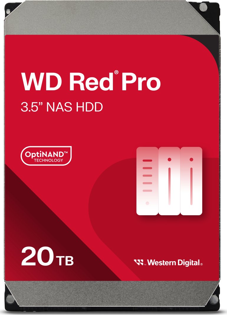 Disk për server WD Red Pro (WD201KFGX), 20TB, 3.5'', SATA III (6Gb/s)