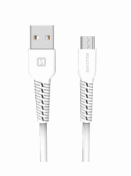 Kabllo Swissten MicroUsb , 1.0m, e bardhë