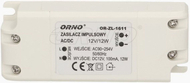 Furnizues energjie Orno, LED, 12 V DC, 12 W, 1 A, IP20 Furnizues energjie Orno, LED, 12 V DC, 12 W, 1 A, IP20