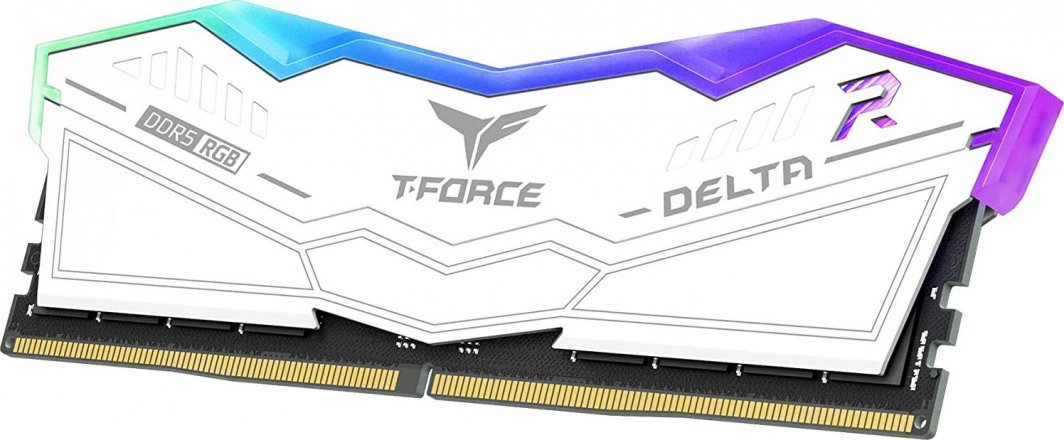 Memorie TeamGroup T-Force Delta RGB, DDR5, 32 GB, 6400 MHz, CL40, FF4D532G6400HC40BDC01