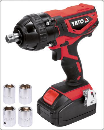 Turjelë pa kabllo Yato 18V 1x2.0Ah Li-Ion 300Nm, me baza