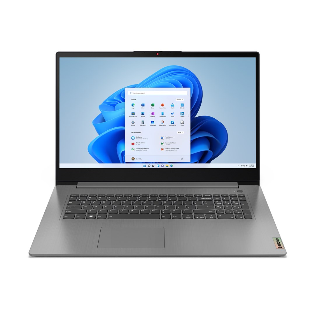 Laptop Lenovo IdeaPad 3, 17.3", Intel i5-1235U, 16 GB RAM, 512 GB SSD, i hirtë