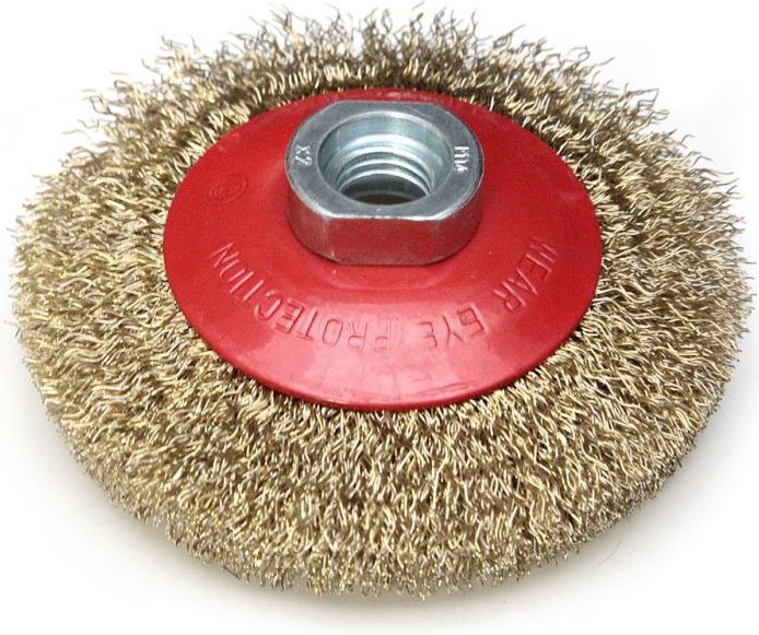 Жичана Четка, Месинг Обложена, 115 mm, M14 Навој