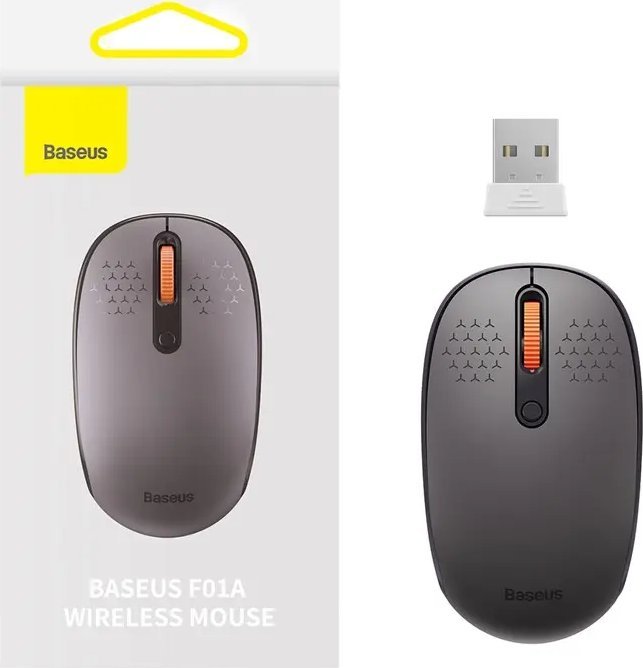 Maus Baseus F01A, wireless, Bluetooth, USB, i hirt