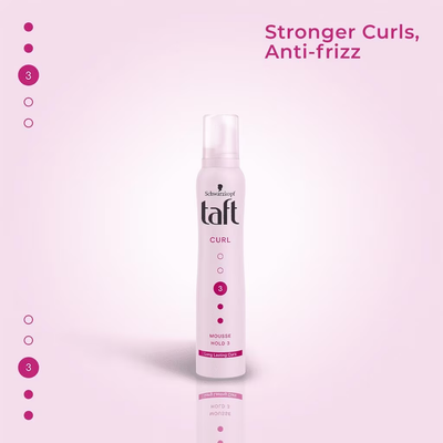 Shkumë për flokë Taft Curl hold 3, 200ml