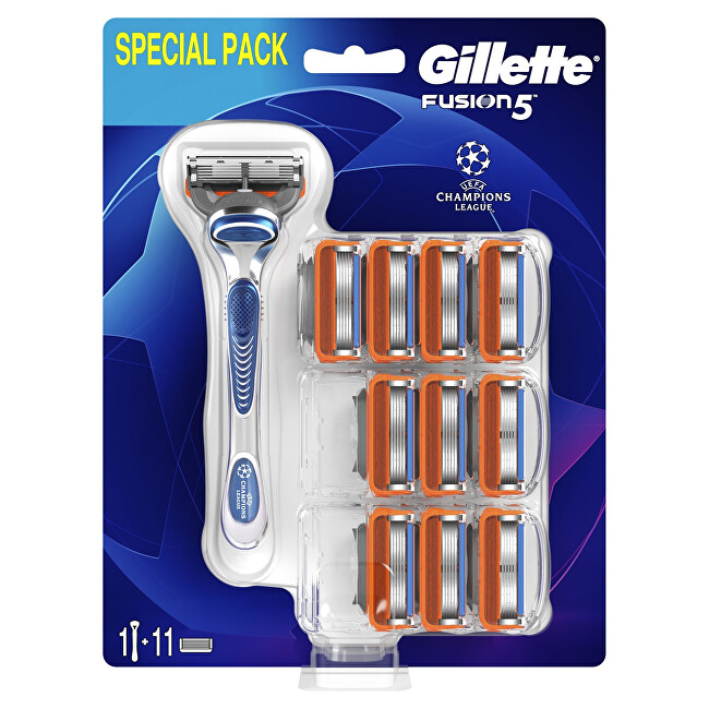 Set Gillette Fusion, brisk rroje + 11 koka zëvendësuese