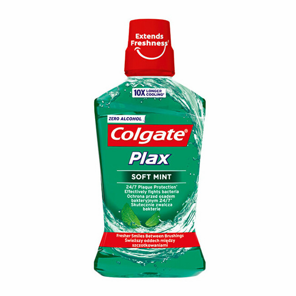 Ujë pastrues për gojë Colgate Plax Soft Mint, 500 ml Ujë pastrues për gojë Colgate Plax Soft Mint, 500 ml