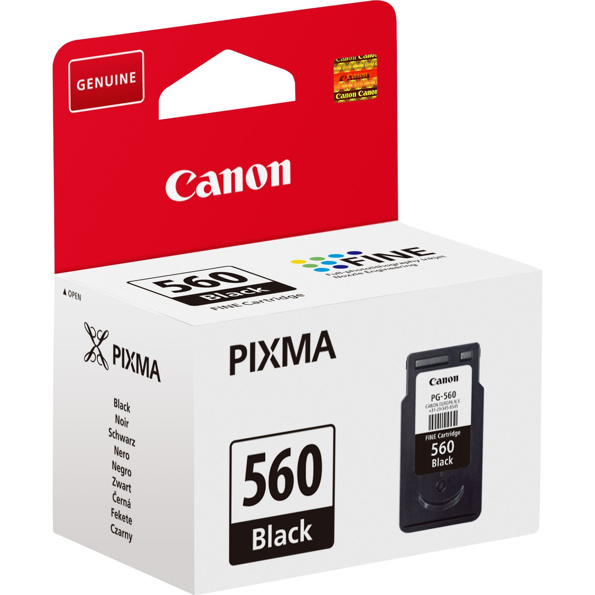 Ngjyrë për printer Canon CRG PG-560, e zezë