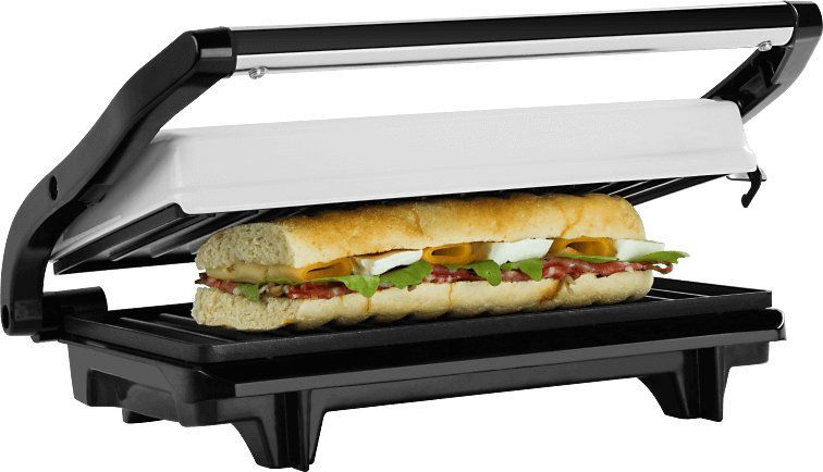 Skarë elektrike ECG S 1070 Panini, 700 W, e bardhë / e zezë