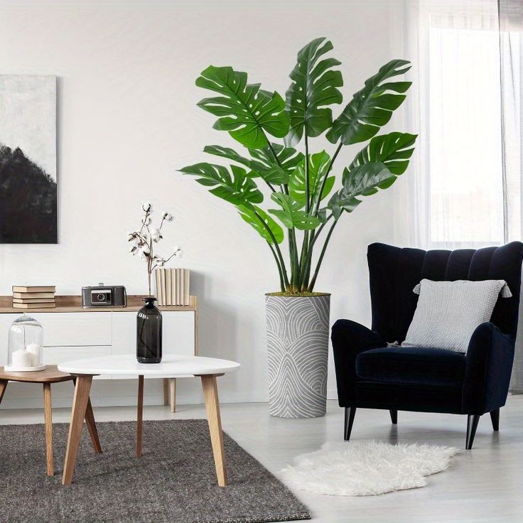 Bimë artificiale Monstera, 120 cm