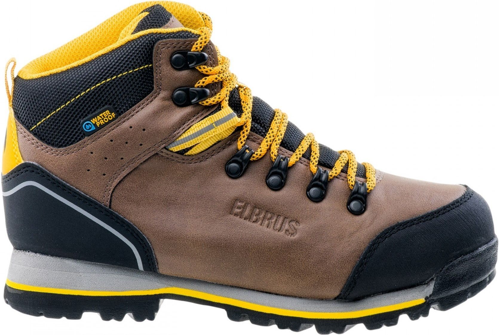 Këpucë për fëmijë Elbrus Taner Mid Wp Junior, nr.36, të kafta / të zeza