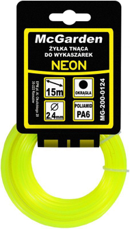 Shirit prerës për bari McGarden, neon, 3.0 mm 15m (MG-200-0130)
